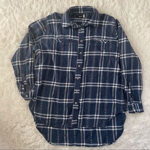 Blue size XS women BDG flannel